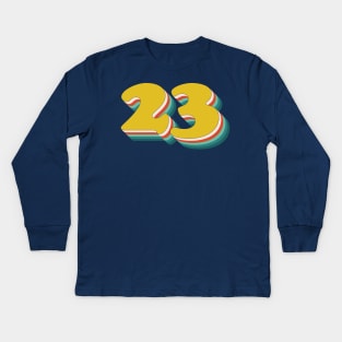 23 Kids Long Sleeve T-Shirt